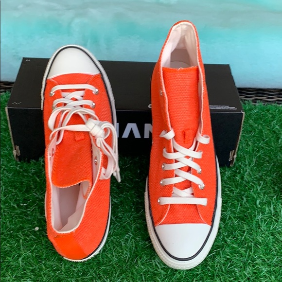 CONVERSE CTAS HI BOLD MANDARIN/FUEL ORANGE MEN’S - Picture 6 of 16